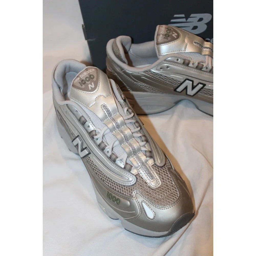 New Balance 1000 Men's Classic Leather Athletic Sneakers Gray sz 13 NEW $150